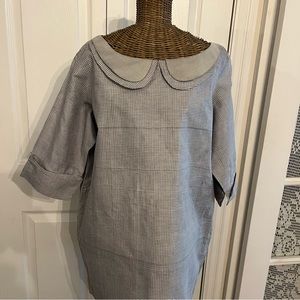 Hand Crafted Grey Top , Sz XL